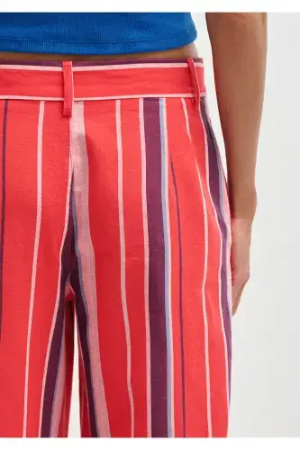 Striped Blue Trousers 1011051-90772 - 8