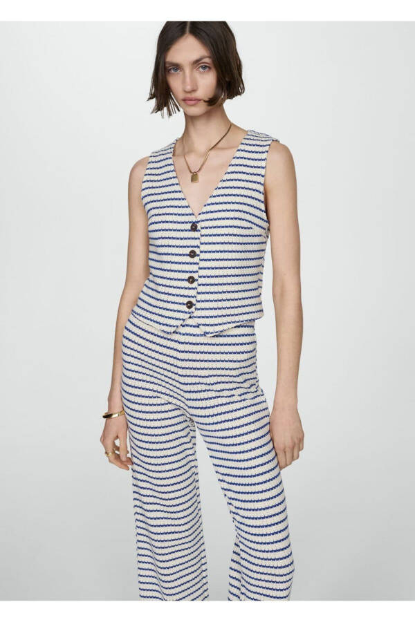 Striped crochet pants - 6
