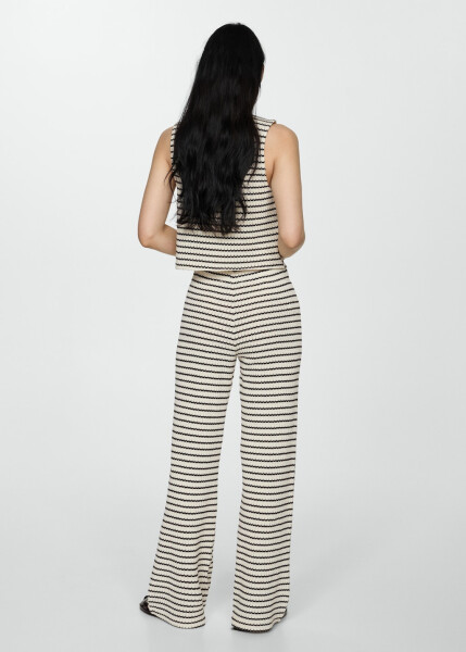 Striped crochet pants - 3