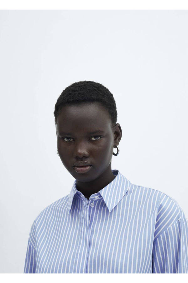 Striped crop shirt - 5