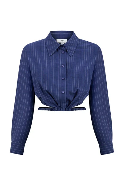 Striped crop top - 3