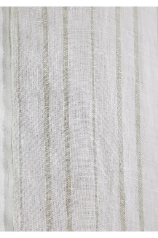 Striped Green Shirt Regular Fit / Normal Cut 02 - 7
