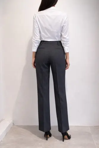 Striped High Waisted Wide Leg Pants - AYHAN (1)