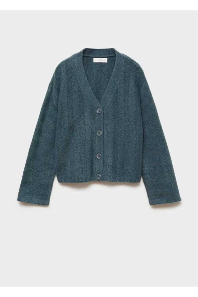 Striped Knit Cardigan - MANGO KIDS (1)