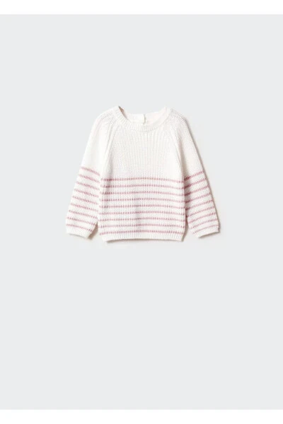 Striped Knit Sweater - MANGO BABY
