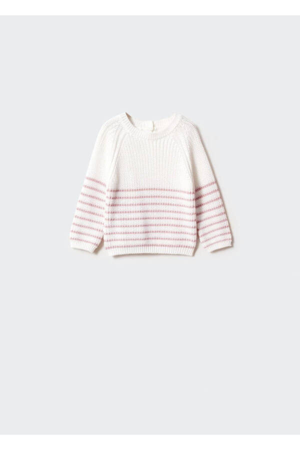 Striped Knit Sweater - 1