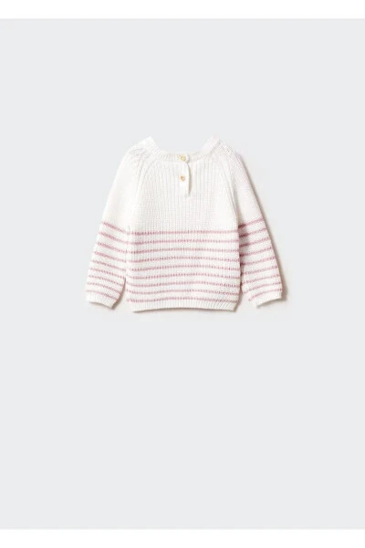 Striped Knit Sweater - MANGO BABY (1)