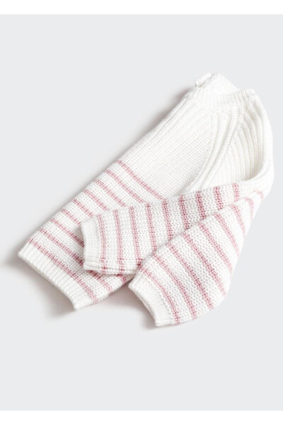 Striped Knit Sweater - 3