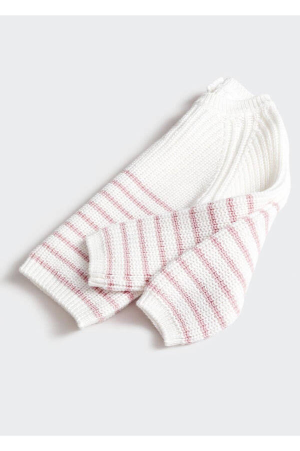 Striped Knit Sweater - 3