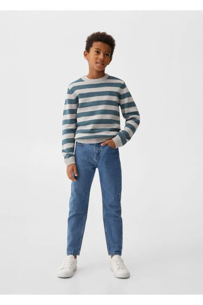 Striped Knit Sweater - MANGO KIDS