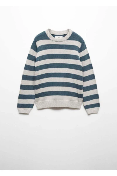 Striped Knit Sweater - MANGO KIDS (1)