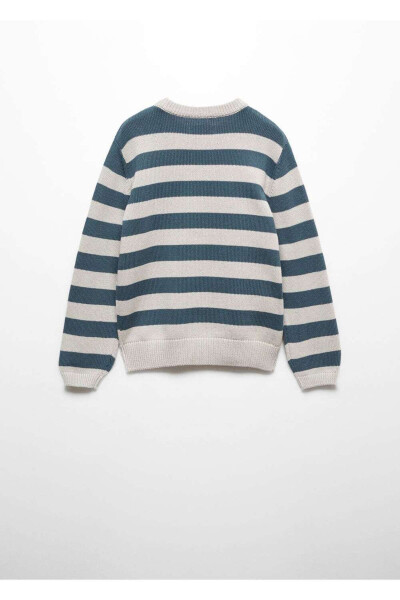 Striped Knit Sweater - 3