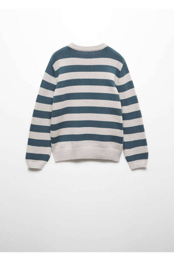 Striped Knit Sweater - 3
