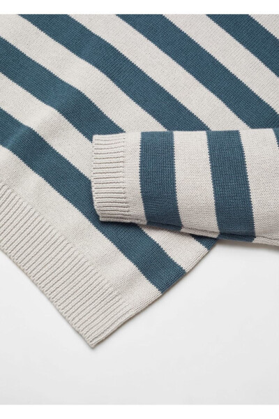 Striped Knit Sweater - 6