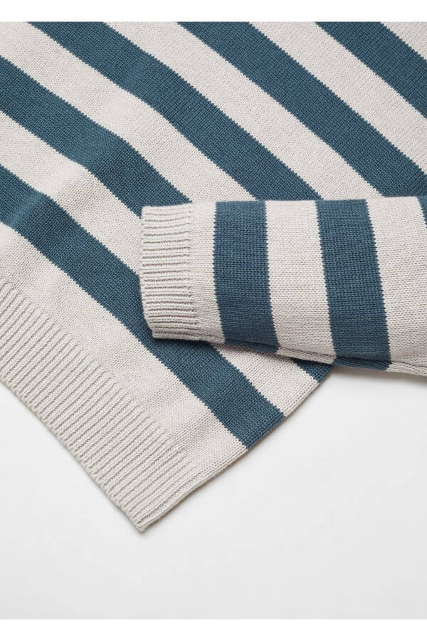 Striped Knit Sweater - 6