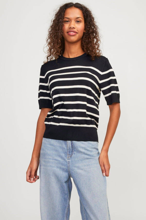 Striped knitted sweater by Layla - 1