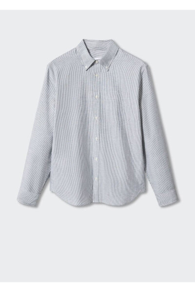 Striped Loose Shirt - 3