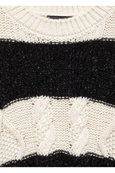 Striped Lurex Sweater - 6