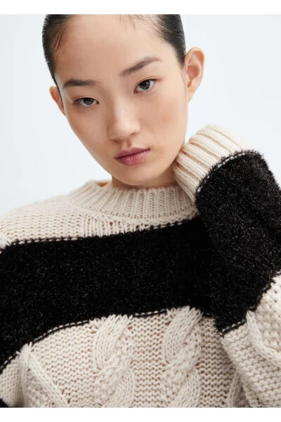 Striped Lurex Sweater - 8