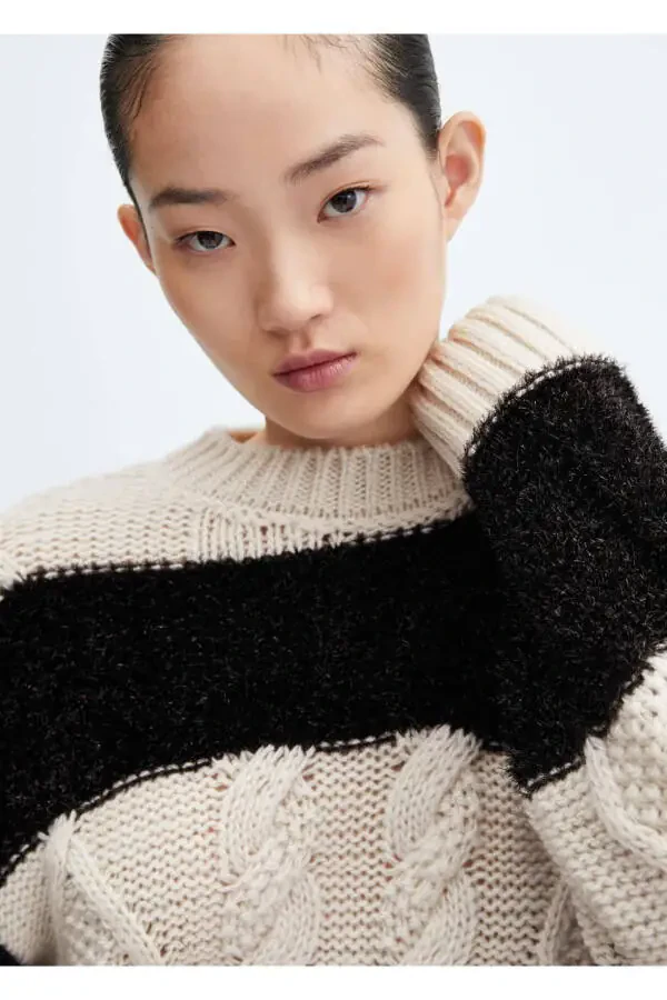 Striped Lurex Sweater - 8