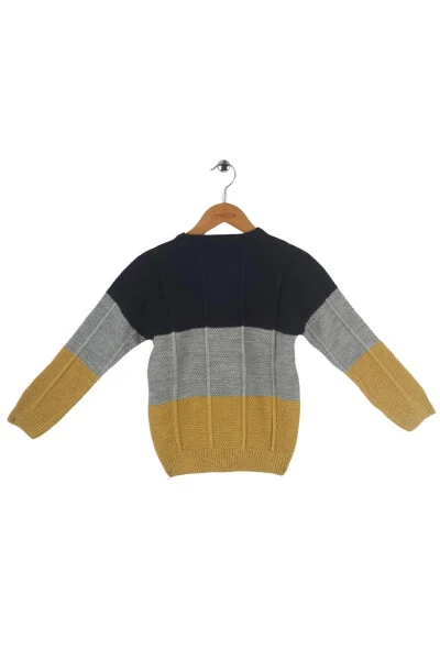Striped Men's Sweater - 7