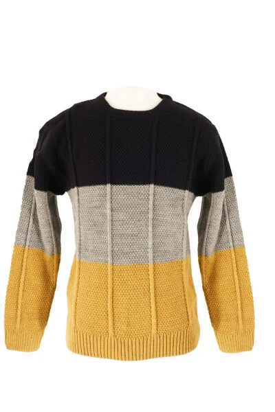 Striped Men's Sweater - MUTLU KIDS