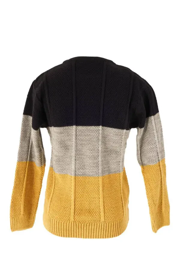 Striped Men's Sweater - 2