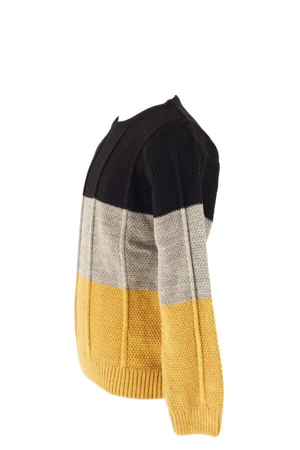 Striped Men's Sweater - 3