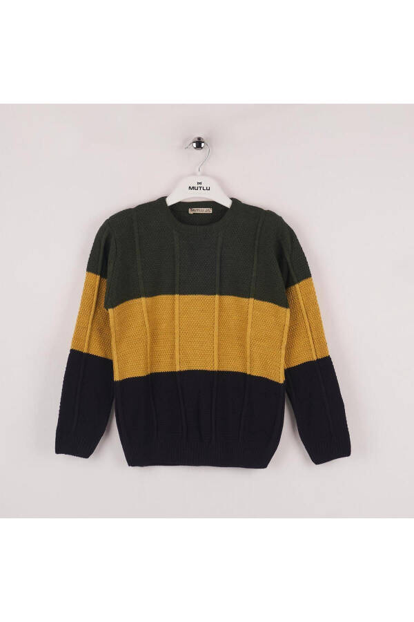 Striped Men's Sweater - 12