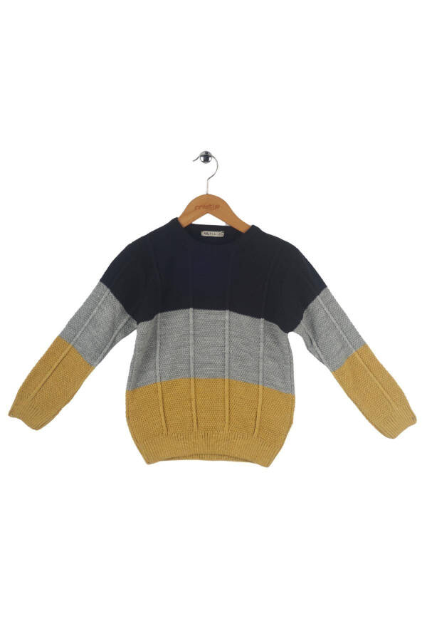 Striped Men's Sweater - 8
