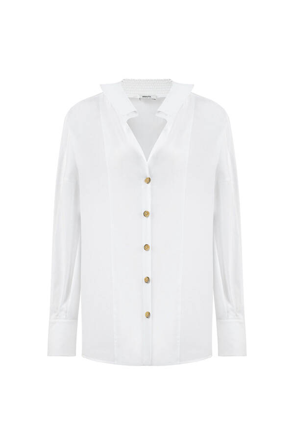 Striped poplin shirt - 3