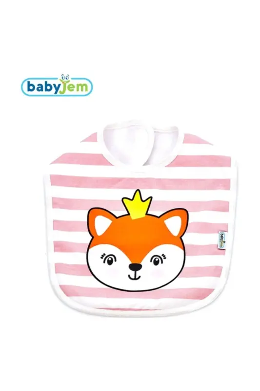 Striped Printed Apron 431 Pink - 1