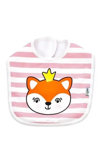 Striped Printed Apron 431 Pink - BABYJEM (1)