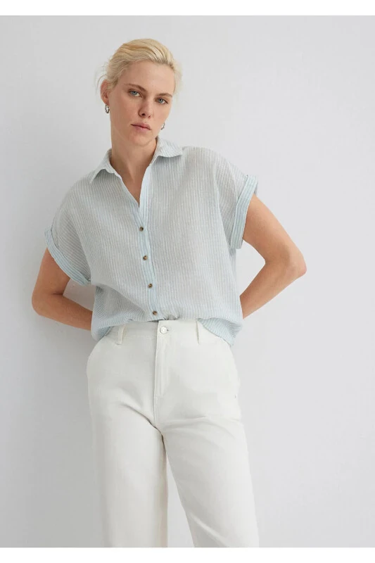 Striped Shirt Loose Fit / Relaxed Fit 1210445 - MAVI