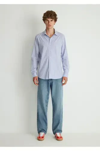 Striped Shirt Regular Fit / Normal Fit 0211108- - 3