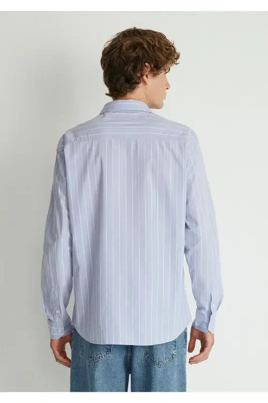 Striped Shirt Regular Fit / Normal Fit 0211108- - 4
