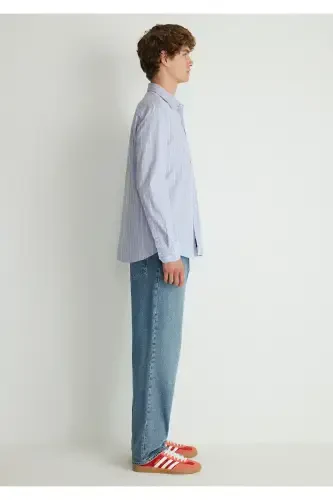 Striped Shirt Regular Fit / Normal Fit 0211108- - 5