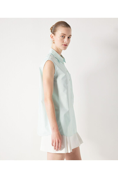 Striped shirt with one pocket - İPEKYOL (1)