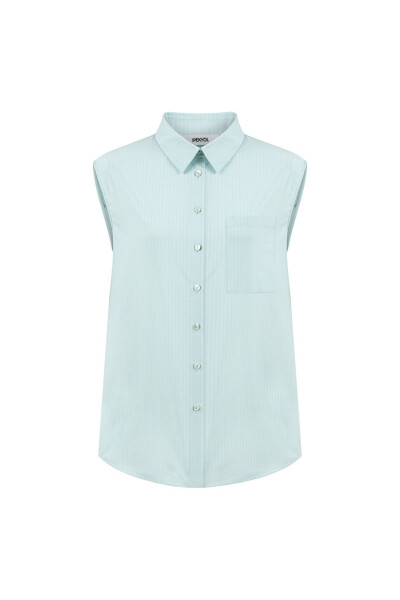 Striped shirt with one pocket - 3