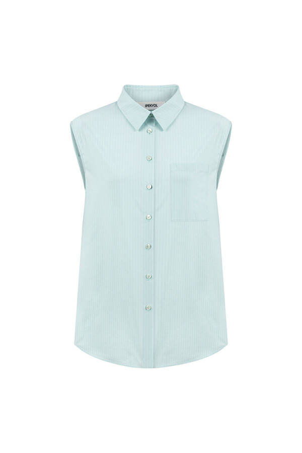 Striped shirt with one pocket - 3