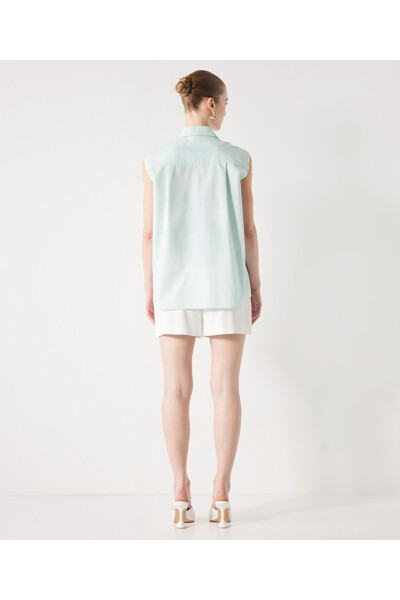 Striped shirt with one pocket - 6