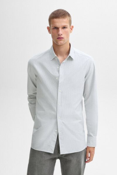 Striped slim fit shirt - 2