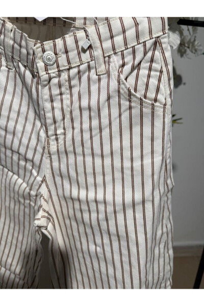 STRIPED SPANISH PANTS - MAMA CHOICE