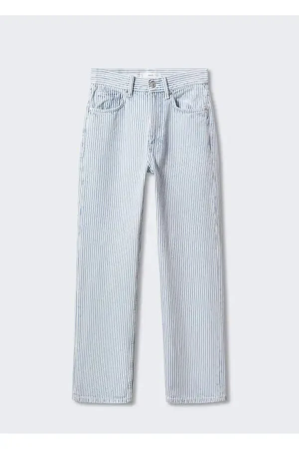 Striped Straight Fit Jean - 3