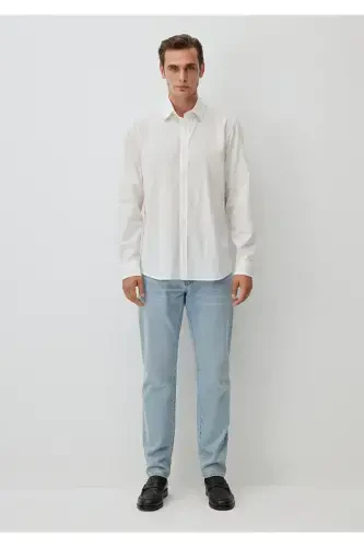 Striped White Shirt Regular Fit / Normal Cut 02 - MAVI (1)
