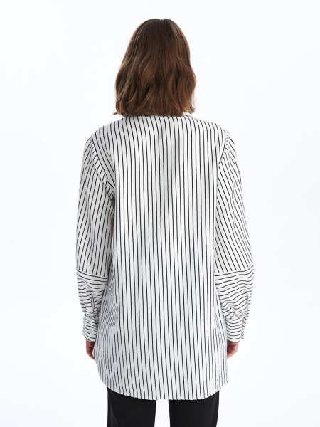 Striped Women's Shirt Tunic - 12