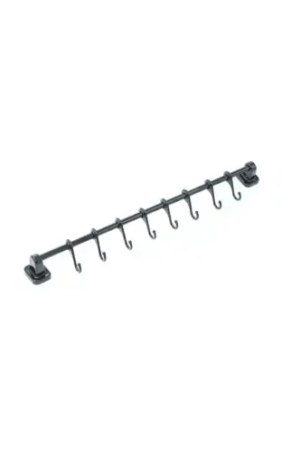 Strong Adhesive 8 Hook Rail 45 Cm - 1
