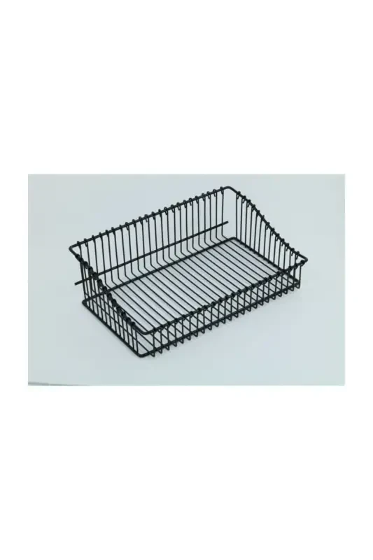 Strong Adhesive 8 Hook Rail (55 CM) 20x30 Wrought Iron Basket-h32+sr30 - 7