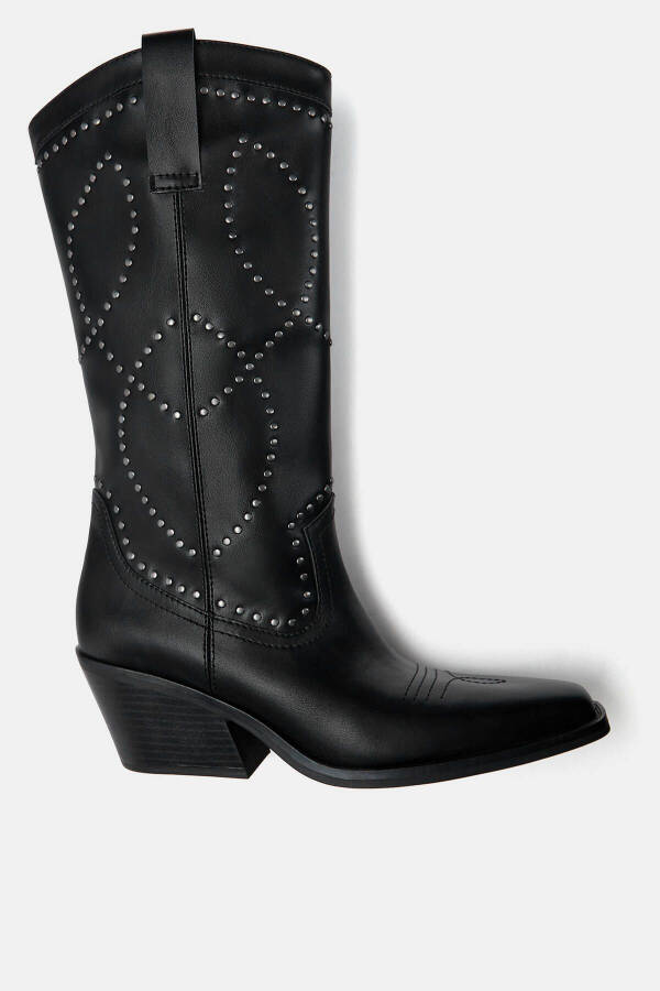 Studded cowboy boot - 3