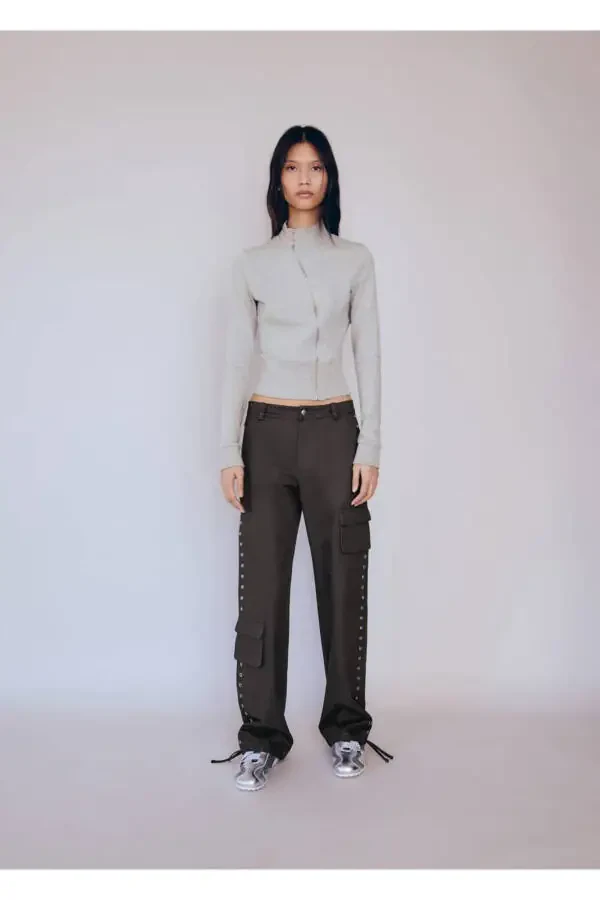 Studded Parachute Pants - 2